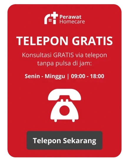 Pop up telepon gratis website perawathomecare
