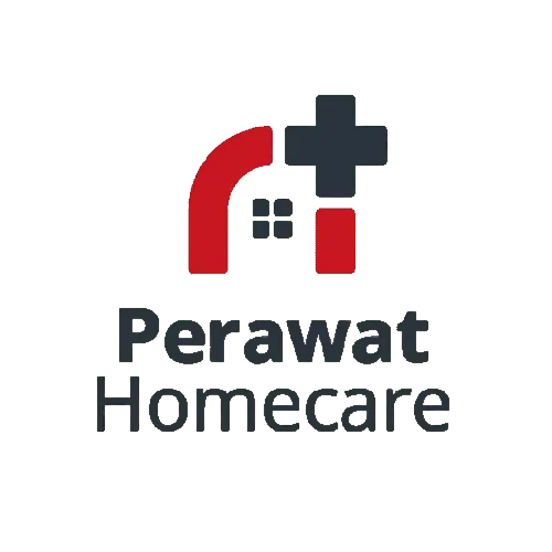 Logo PerawathomeCare, layanan kesehatan rumah berkualitas