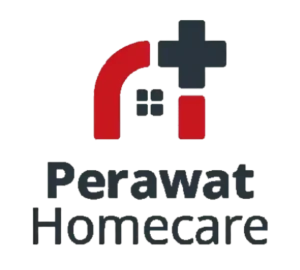 Logo PerawathomeCare, layanan kesehatan rumah berkualitas